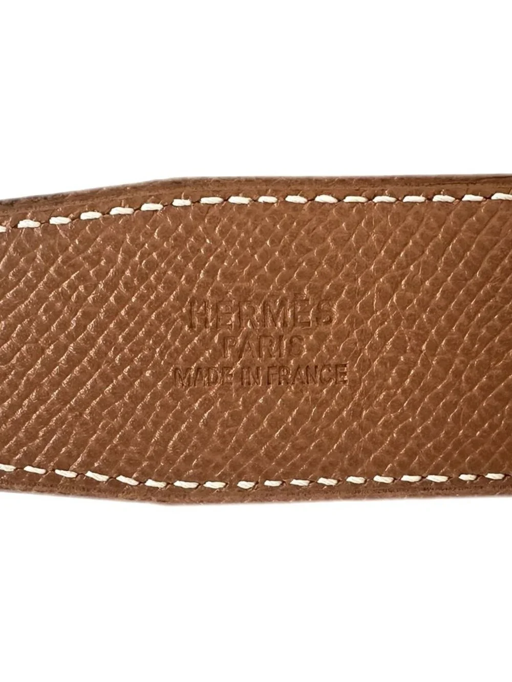 Hermes Belt H Box Calf Black Gold 70 Reversible